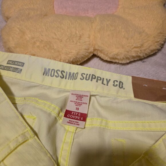 NWT Mossimo Women’s yellow capri size 15 - Picture 4 of 4
